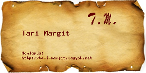 Tari Margit névjegykártya